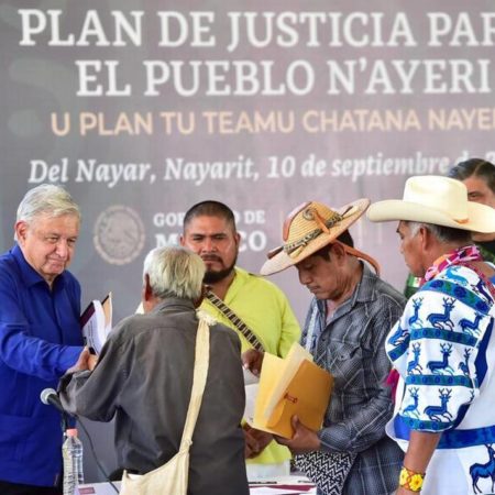 AMLO hizo entrega del Plan de Justicia al pueblo Náyeri – El Occidental