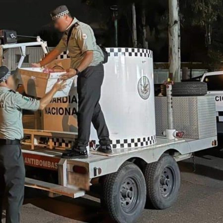 Guardia Nacional detiene envío de granadas que tenían como destino Colima