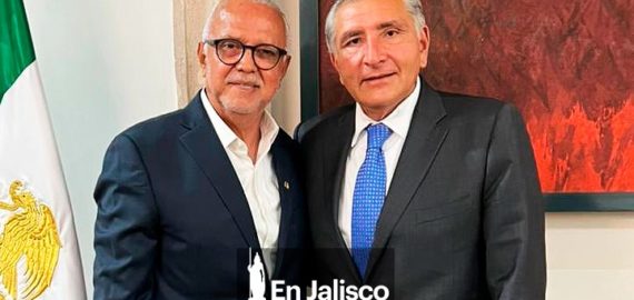Adán Augusto se reúne con el gobernador Miguel Ángel Navarro