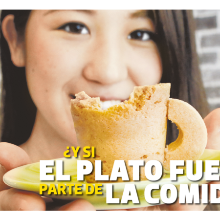 ¿Y si el plato fuera parte de la comida? productos compostables comestibles edibles – El Occidental