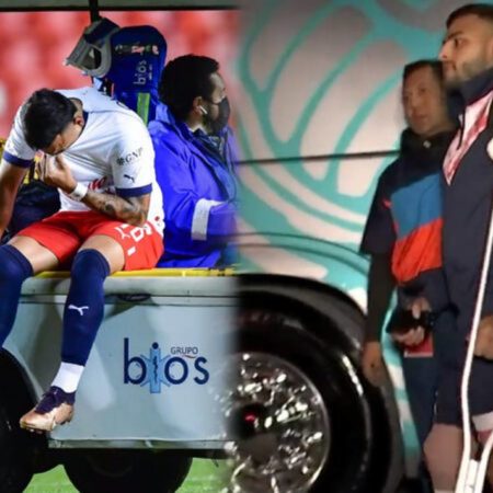 Alexis Vega salió en muletas del estadio; ¿Cuándo sabrán la gravedad de su lesión? – El Occidental